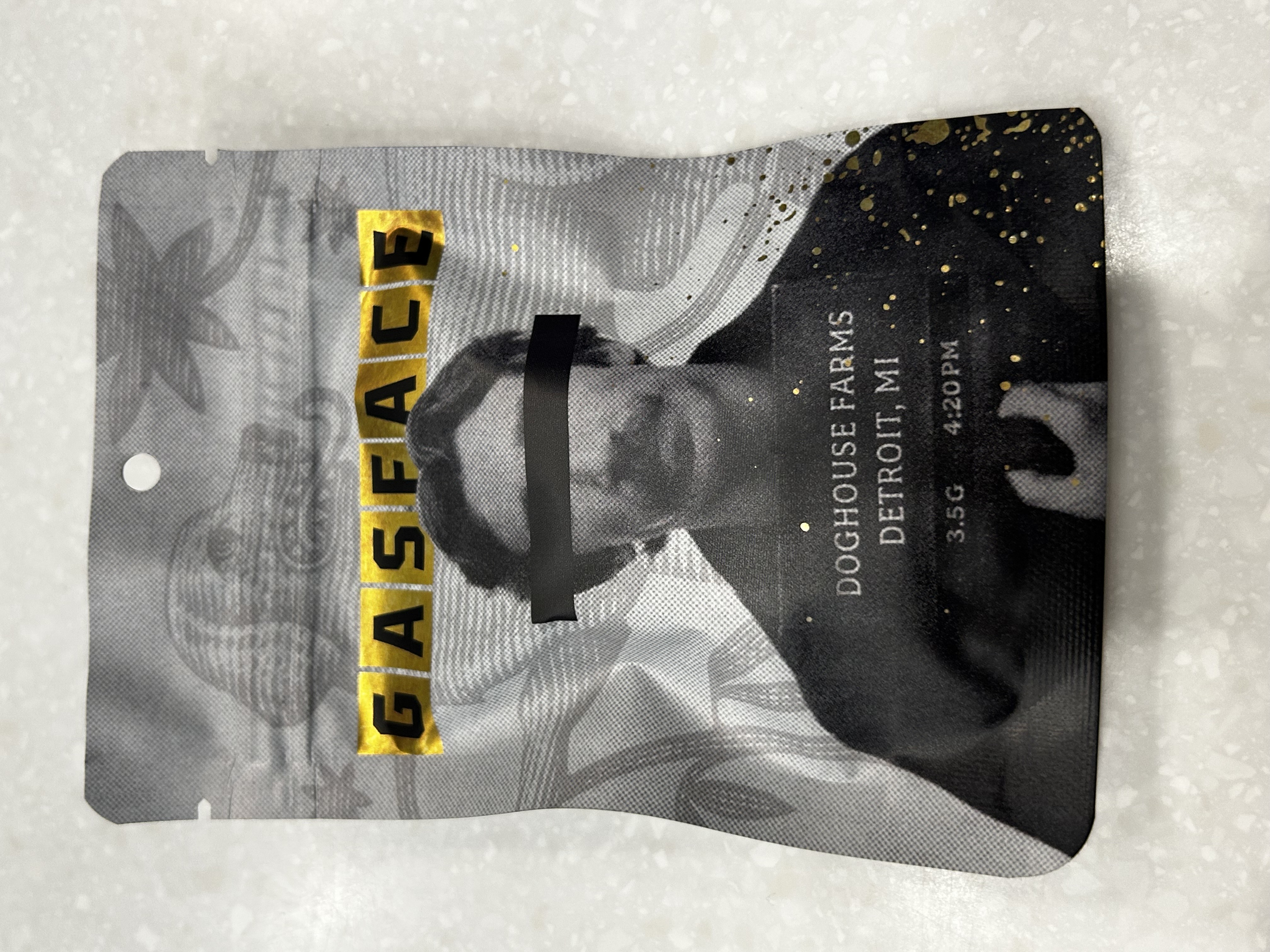 Photograph of product: Dog House | Gas Face | 3.5g Prepack