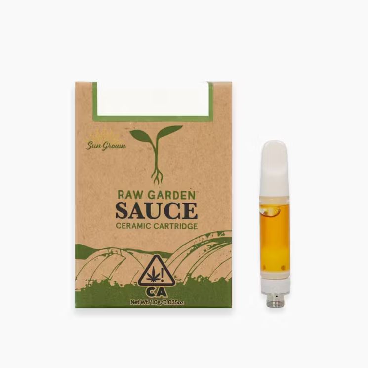Photograph of product: RawG Tropicana Cherry 1g Sauce Cart Oui'd