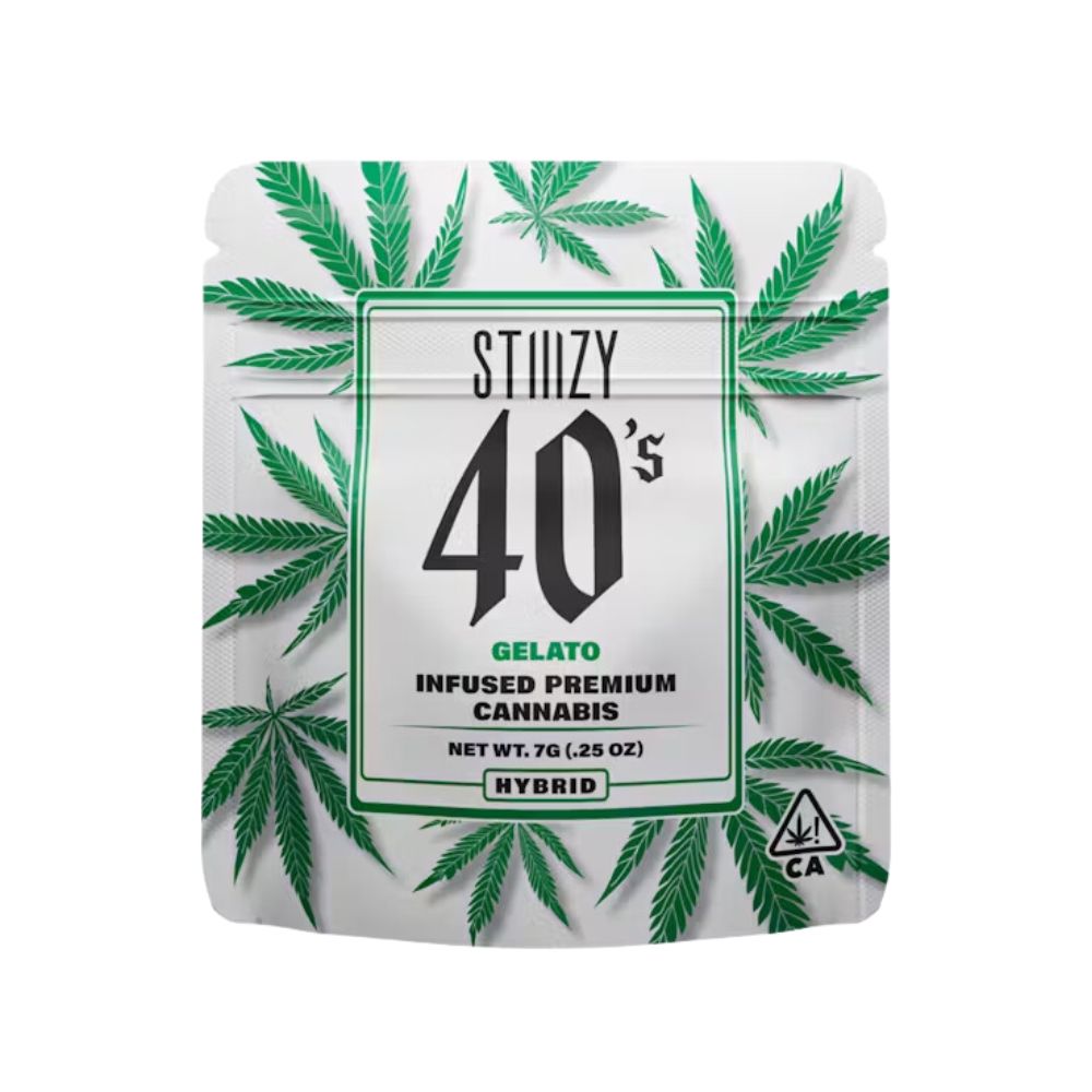 Photograph of product: GELATO 40's INFUSED MYLAR 7G - STIIIZY