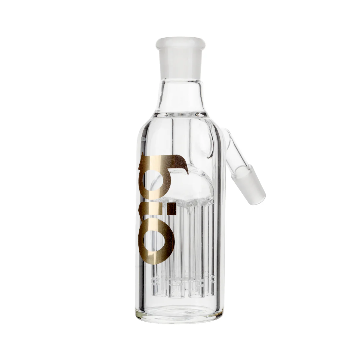 Photograph of product: BIO Glass 8-Arm Tree Percolator Ashcatcher w/ Bowl - Gold