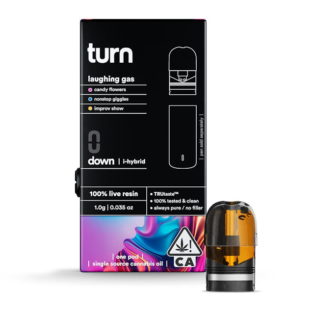 Photograph of product: Laughing Gas Live Resin Pod (1g) - 