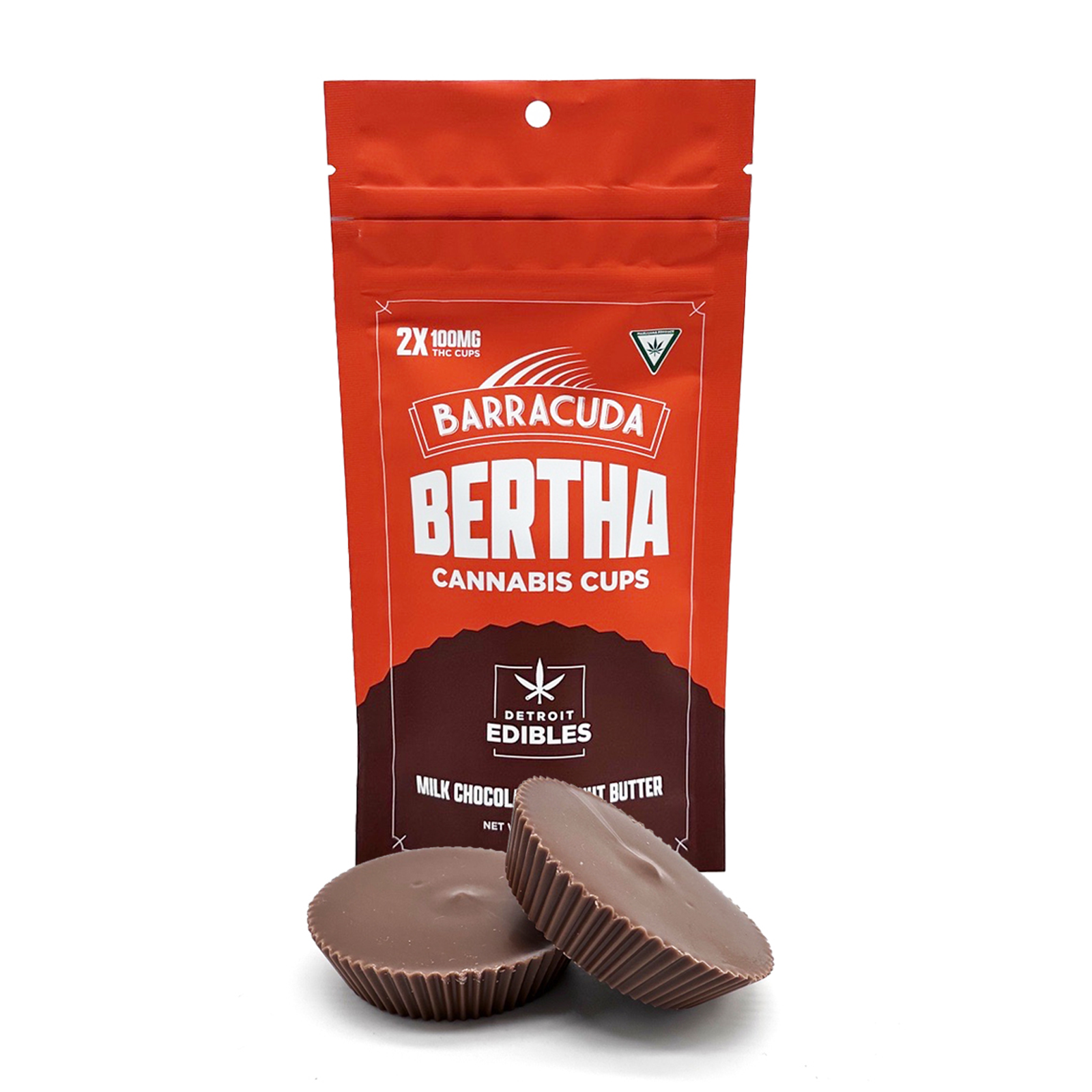 Photograph of Product: Barracuda Bertha Cannabis Cups  Peanut Butter