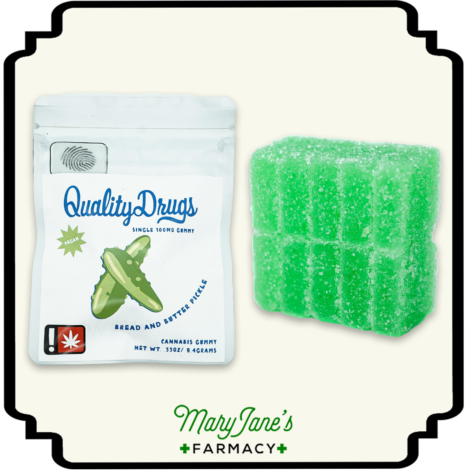 Photograph of product: Bread & Butter Pickle Gummy | 100mg