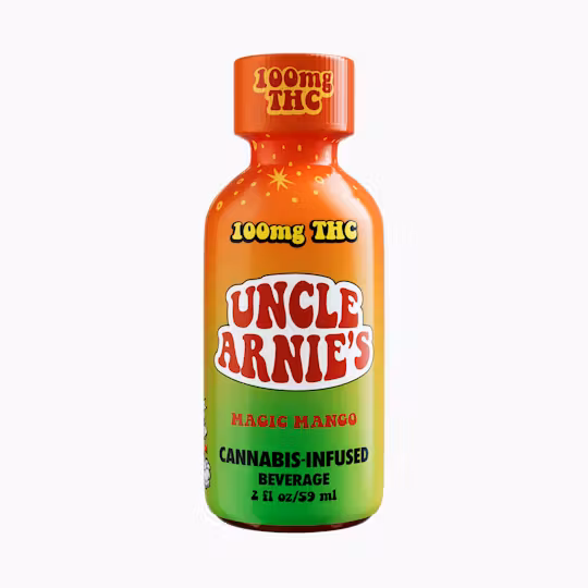 Photograph of product: Uncle Arnie's | Drink | Magic Mango | 2 oz 100mg