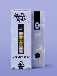Photograph of product: Khalifa Violet Sky | Cured Resin Cart | 1g