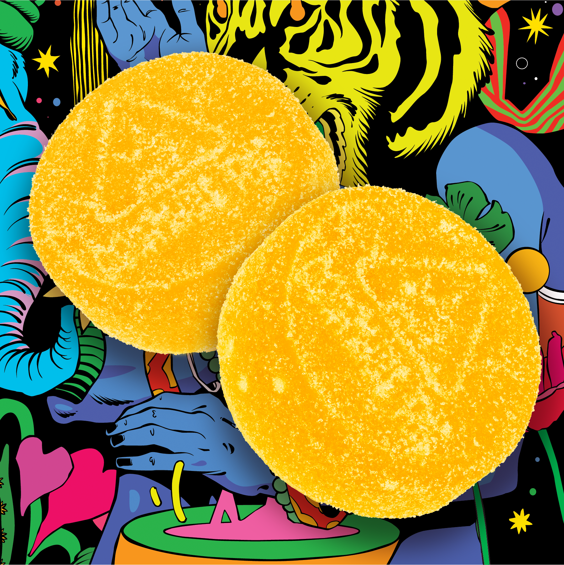 Photograph of product: Mango Tango Gummies 100mg (20Pk) (Distillate)