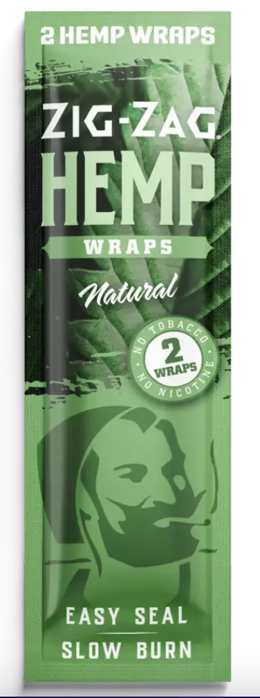 Photograph of product: Natural Hemp [Hemp Wraps-2 pack] || Zig Zag