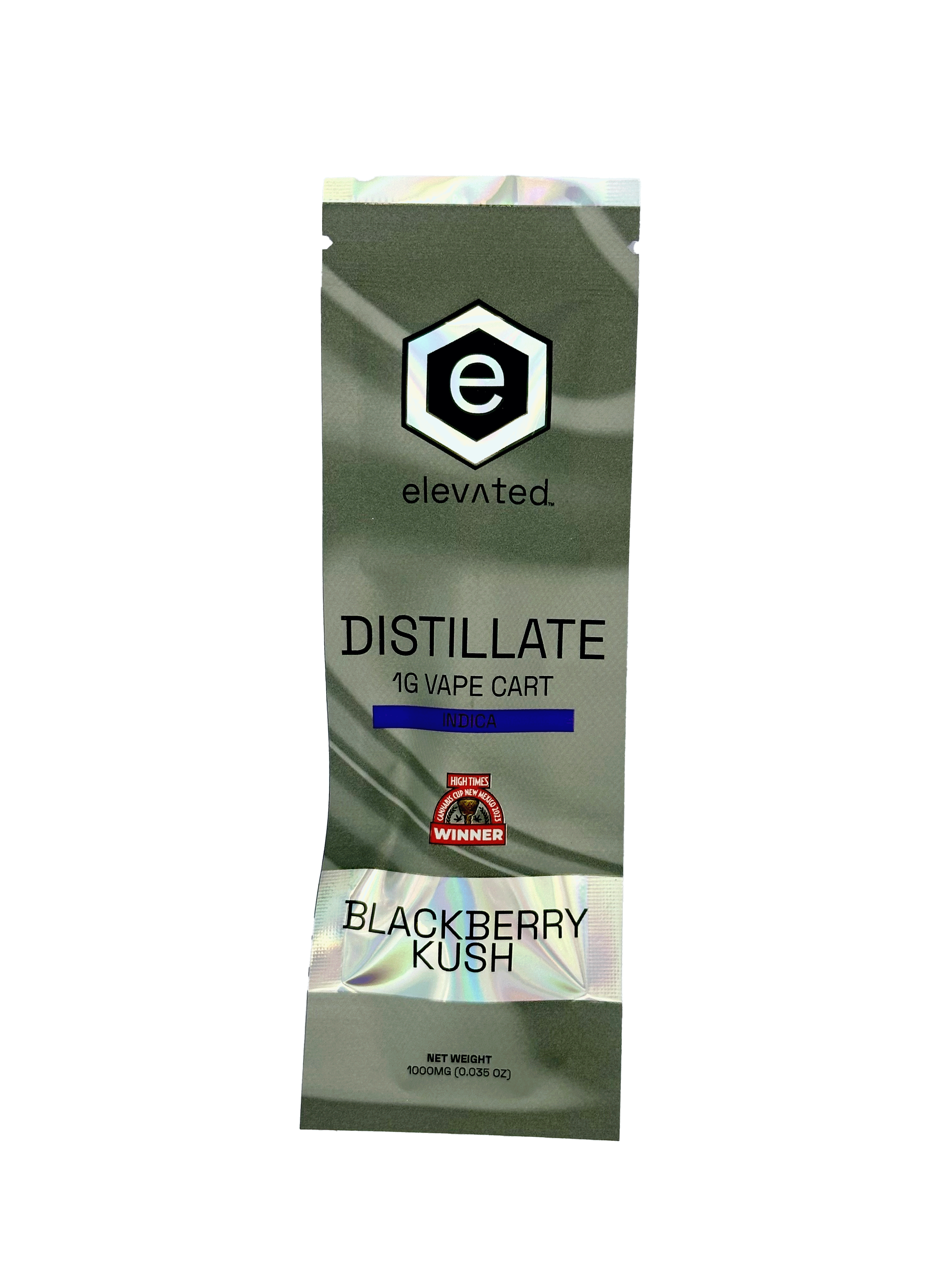 Photograph of product: Elevated - Cartridge - - Blackberry Kush (I)