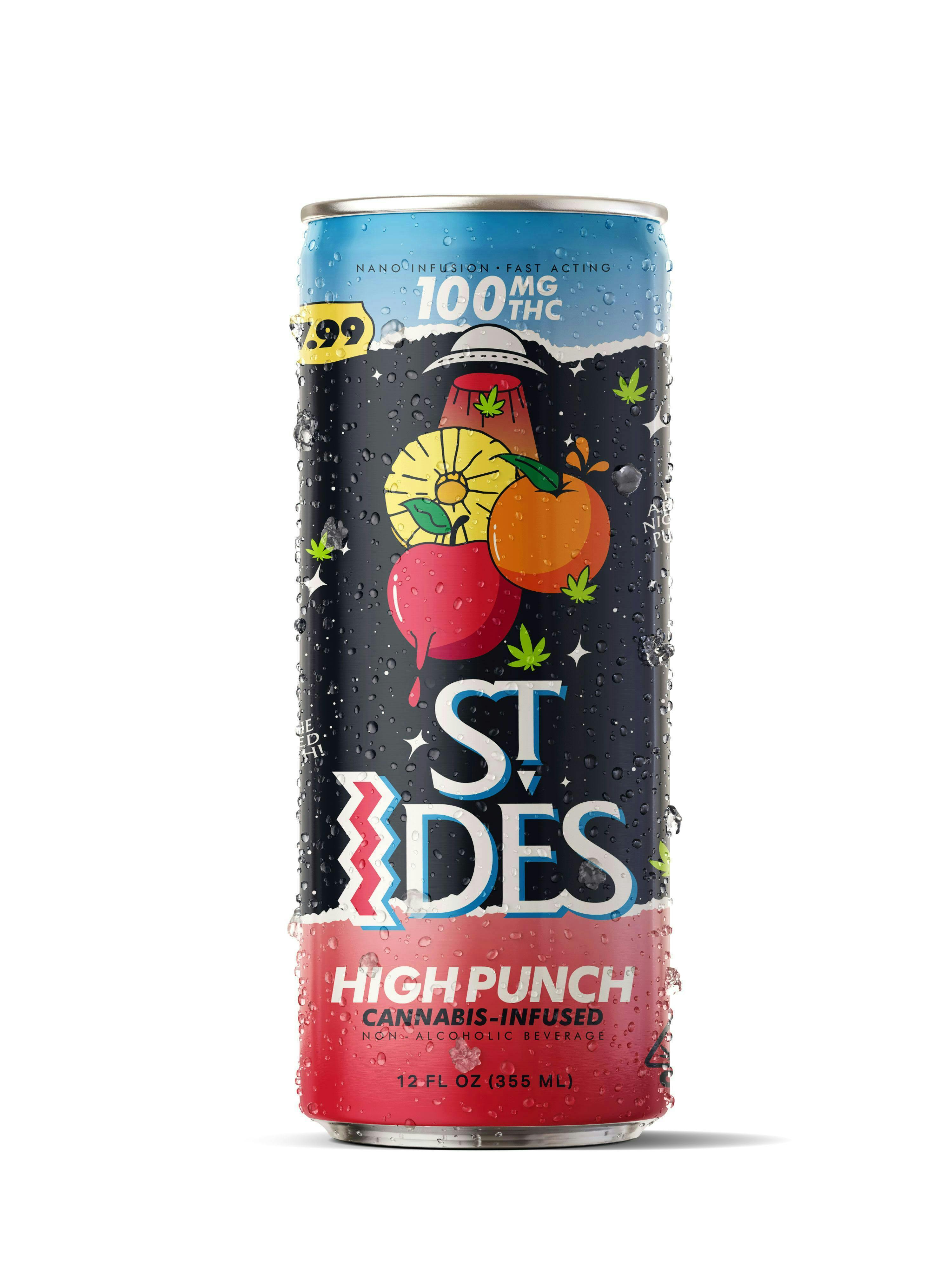 Photograph of product: St Ides Drink High Punch Fruit Punch 100mg