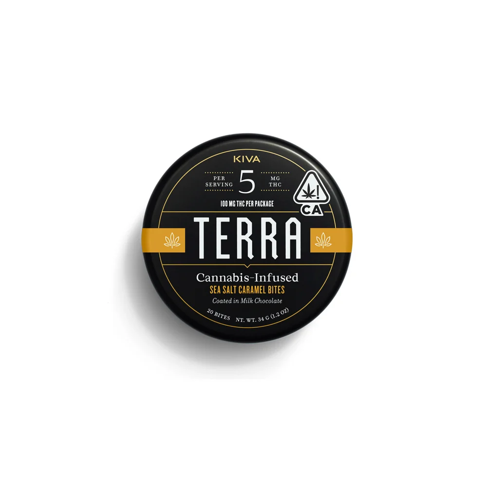 Photograph of product: Terra Bites - Sea Salt Caramel 100mg