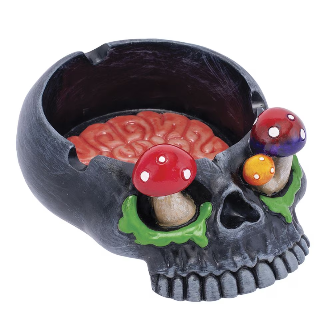 Photograph of product: Fujima | Skull Brain & Mushroom Ashtray