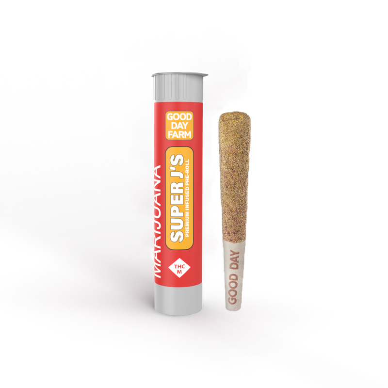 Photograph of product: GDF: Infused Pre-Roll | Blood Orange x El Chivo #20 | Super J's