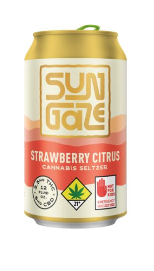 Photograph of product: Strawberry Citrus Oui'd Seltzer 2:1 TH-oui/CBD | 2 Pack
