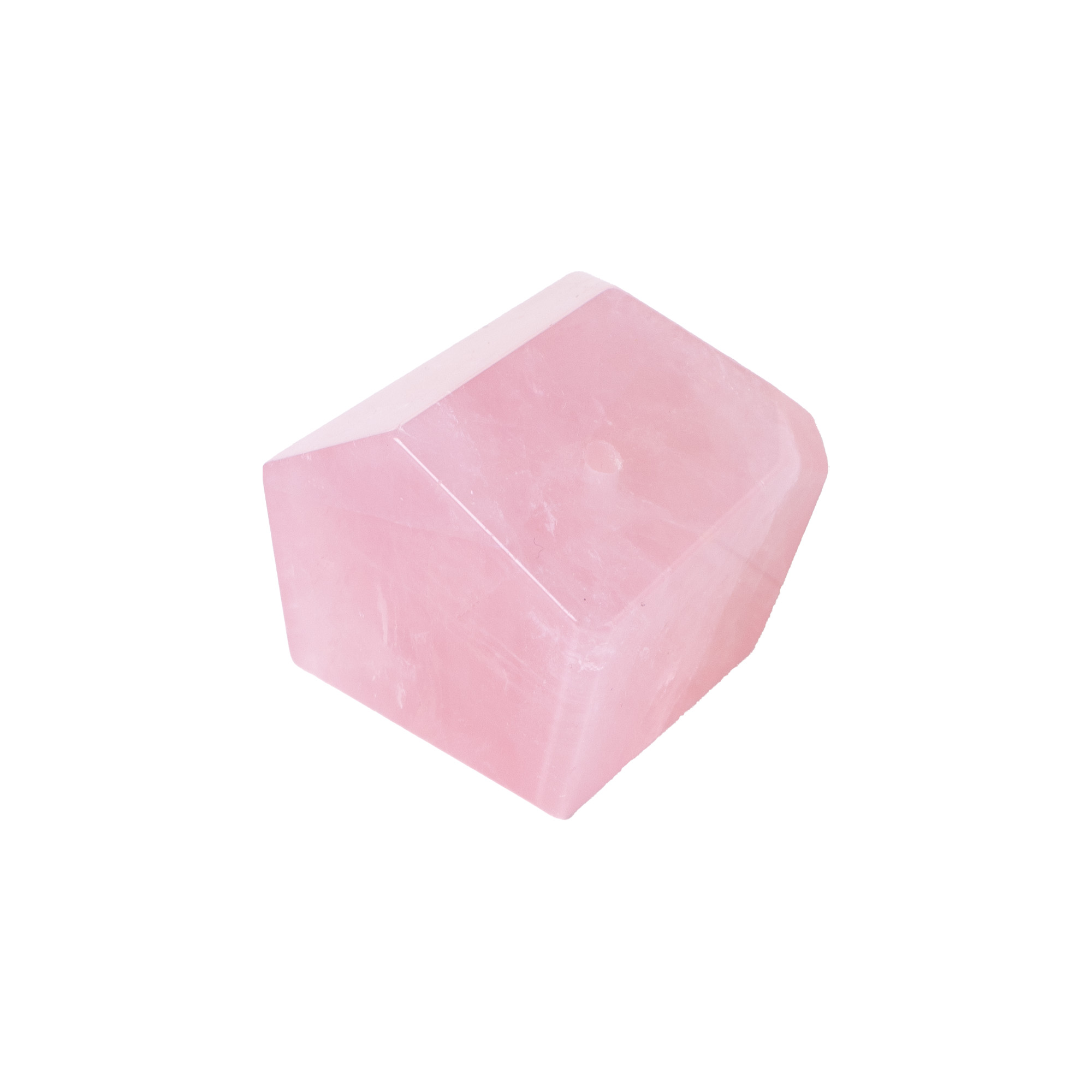 Photograph of Product: Rose Quartz- Faceted Incense Holder