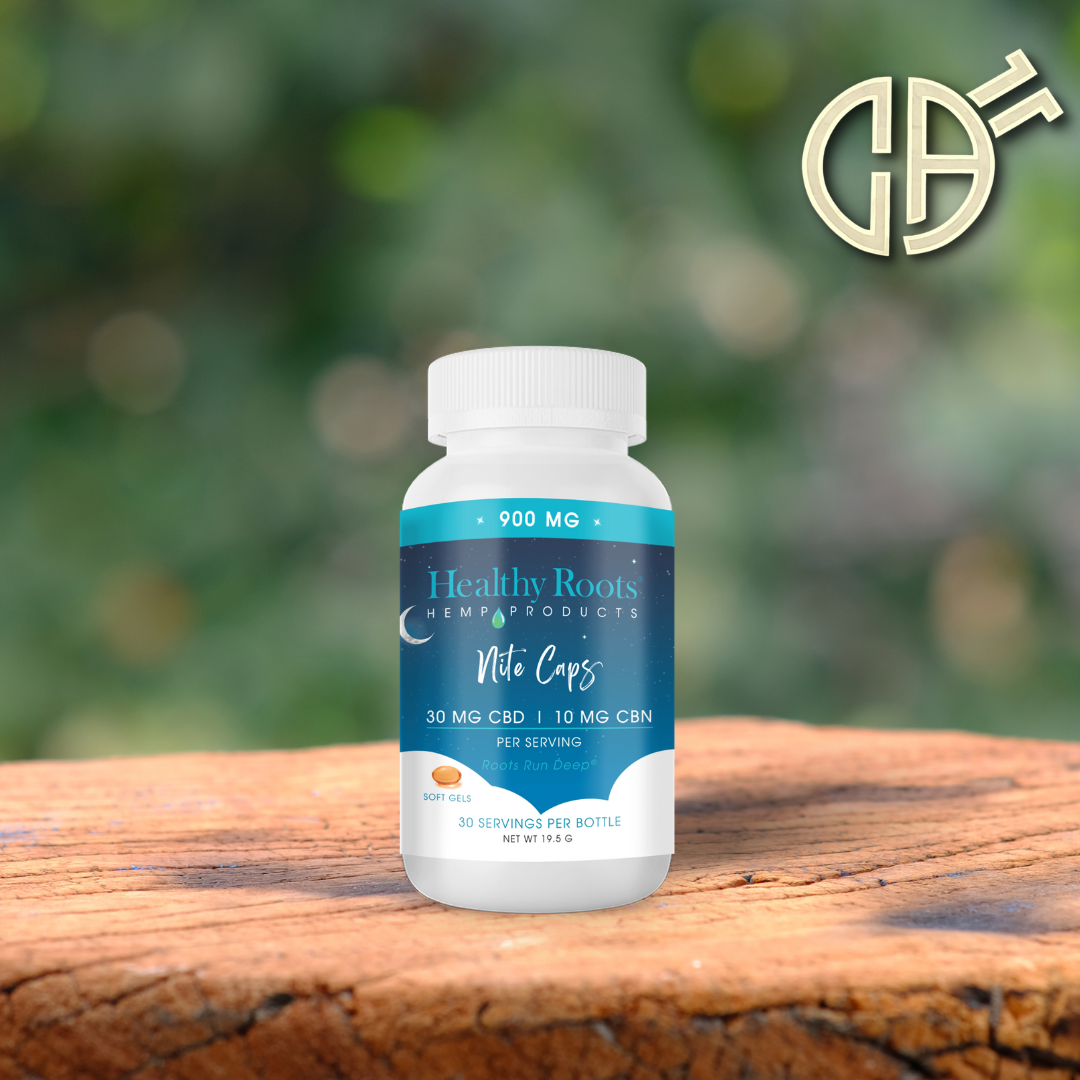 Photograph of product: Healthy Roots | Nite Caps | 900mg