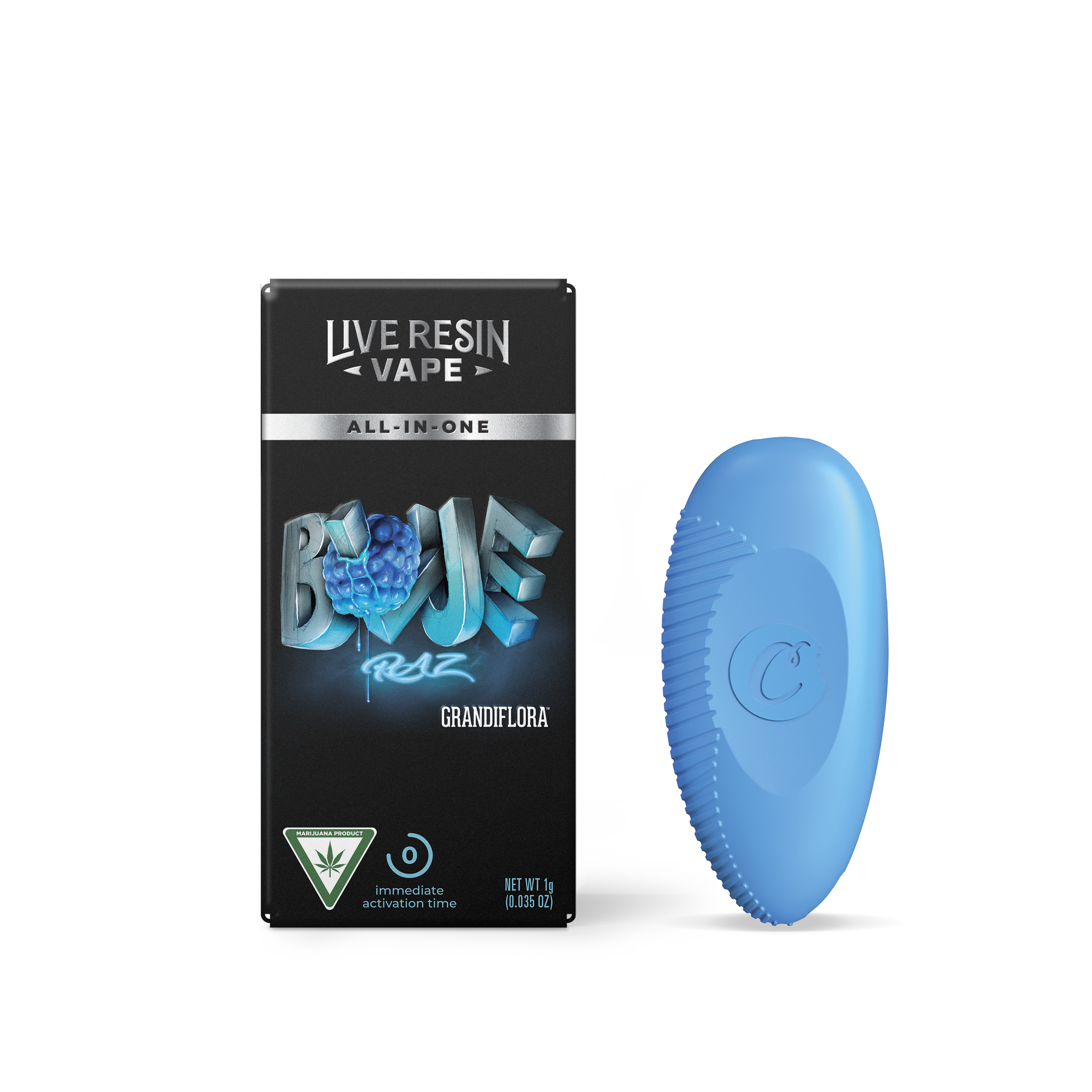 Photograph of product: Cookies - Live Resin Disposable - Blue Raz (1g)