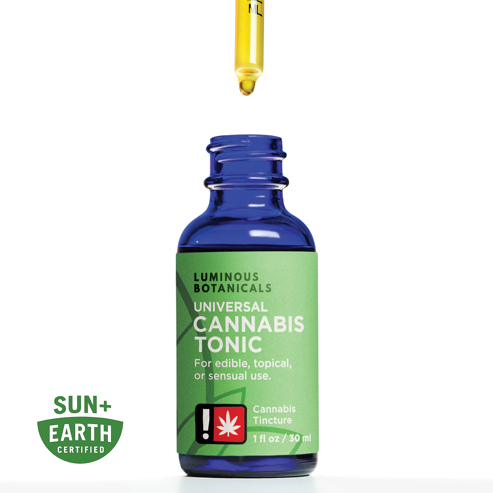 Photograph of product: Luminous > Universal Oui'd Tonic > Meadow Blend > 30 ml bottle