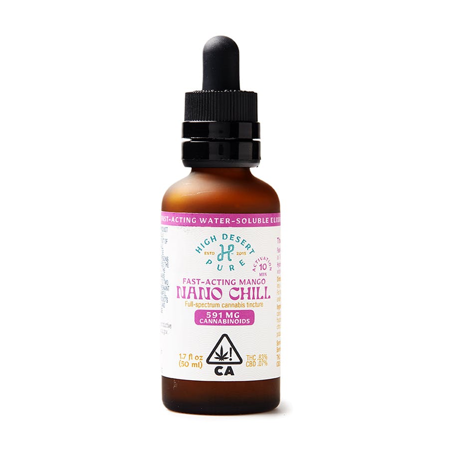Photograph of product: HIGH DESERT - MANGO - NANO CHILL 591MG TINCTURE