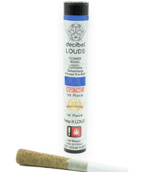 Photograph of product: Louds Infused Pre-roll | Apricot Smacks #5 | 1g
