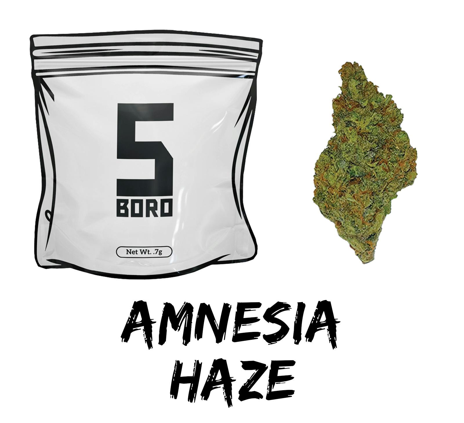 Photograph of product: 5 Boro - Amnesia Haze Dime Bag - .7g