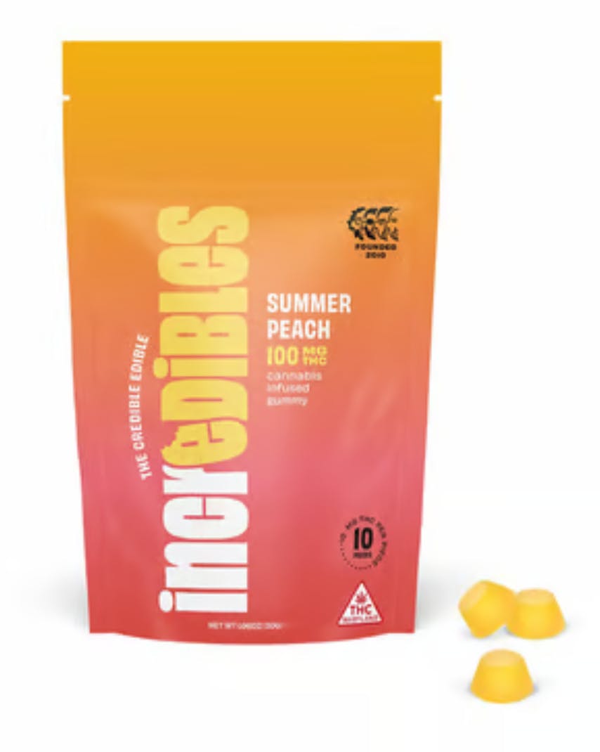 Photograph of Product: SUMMER PEACH BITES 100MG (S)