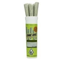 Photograph of product: Dimebag Peanut Butter Mintz Preroll 5-Pack Oui'd 2.5G - 