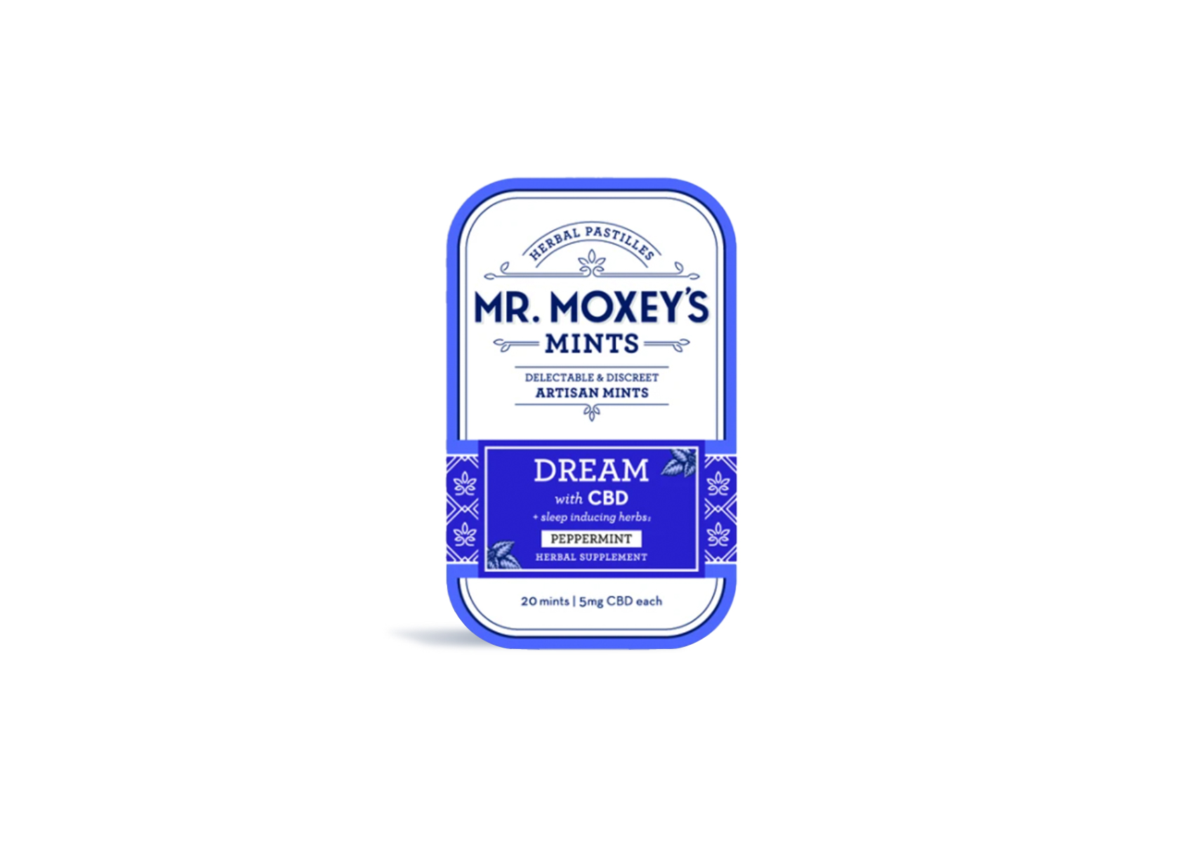 Photograph of product: CBD/TH-oui/CBN 1:1:1 Moxey Mints Dream