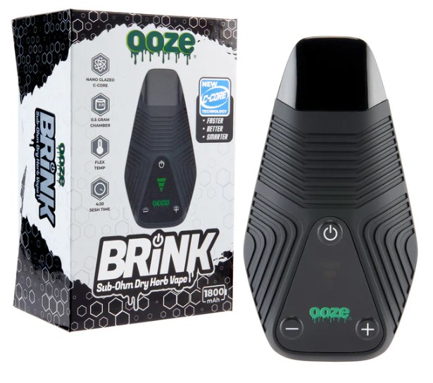 Photograph of product: ESD | Ooze | Brink | Dry Herb Vaporizer | Panther Black | 1