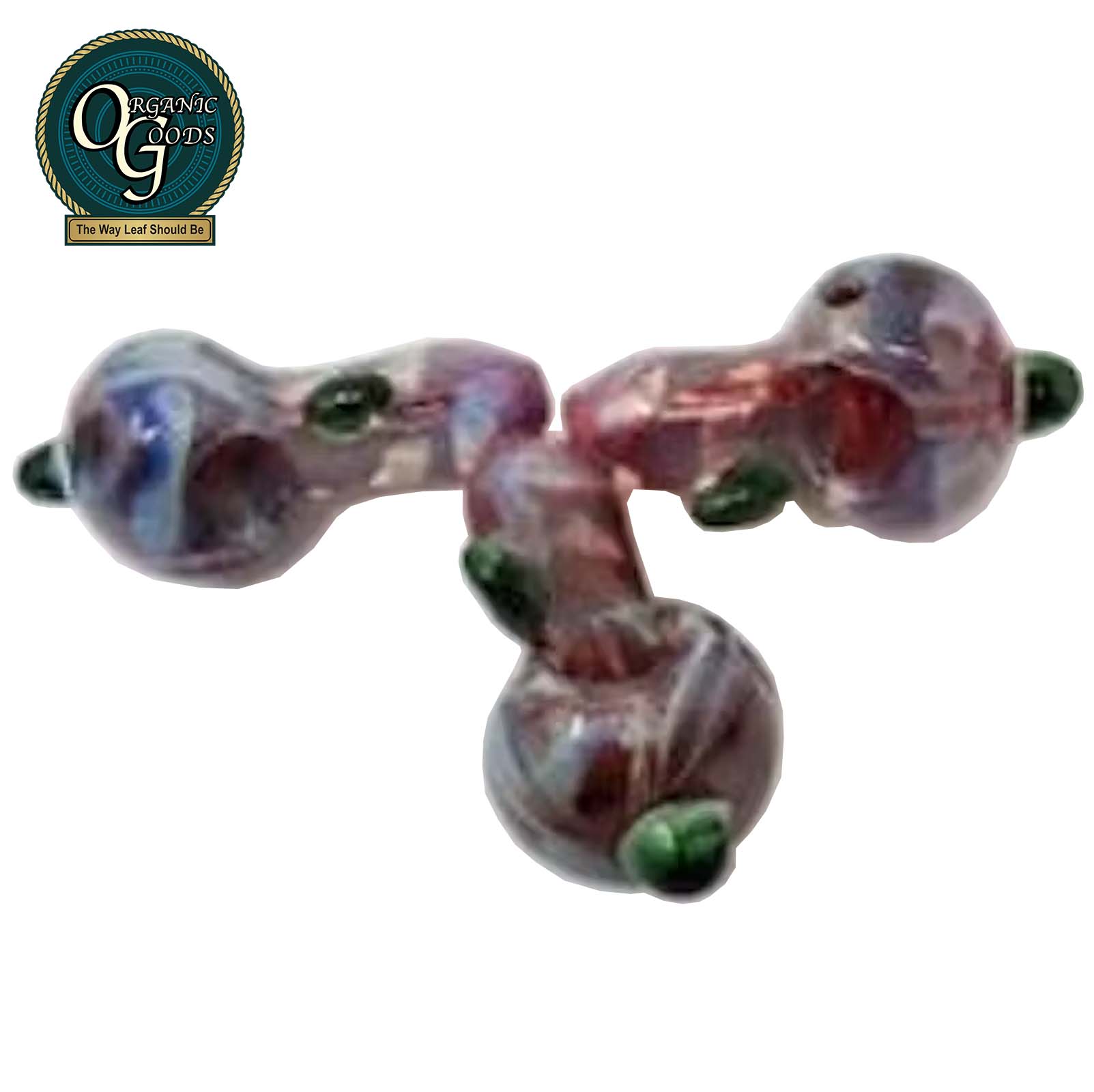 Photograph of product: 4" Iridescent Glass Pipe