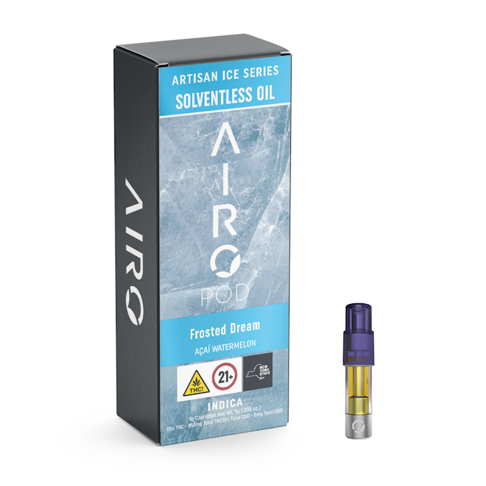 Photograph of product: Frosted Dream | AiroPod Solventless Vape Cartridge | 1G