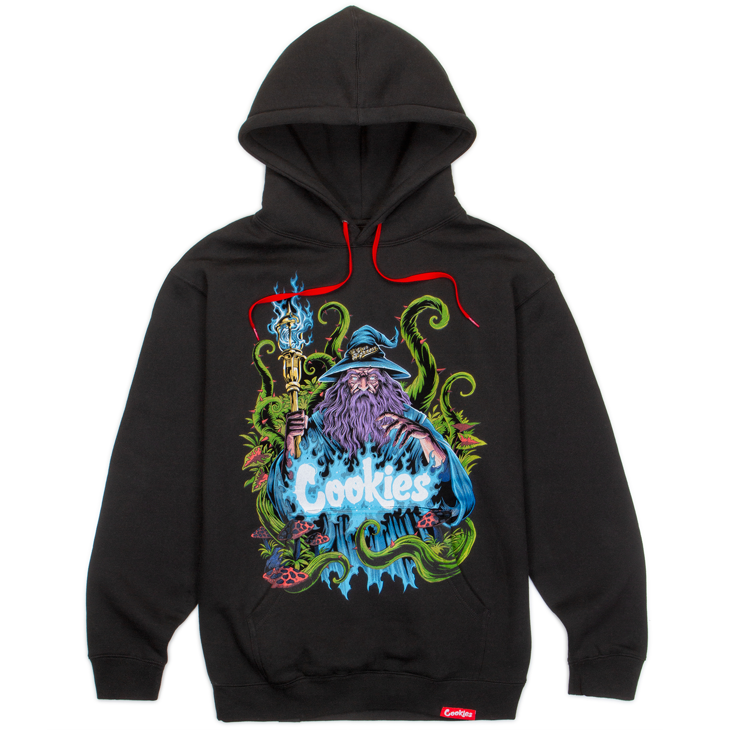 Photograph of product: Wizard Pullover Hoodie - Black