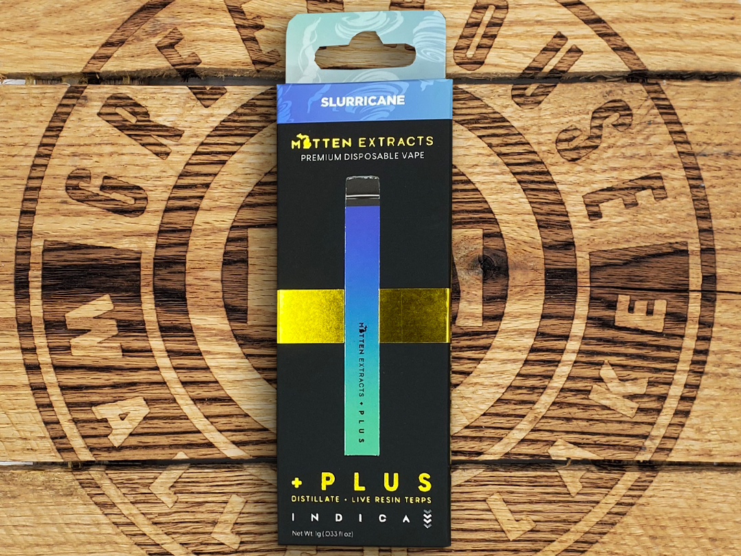 Photograph of product: Mitten Extracts | + Slurricane | 1g AIO Vape