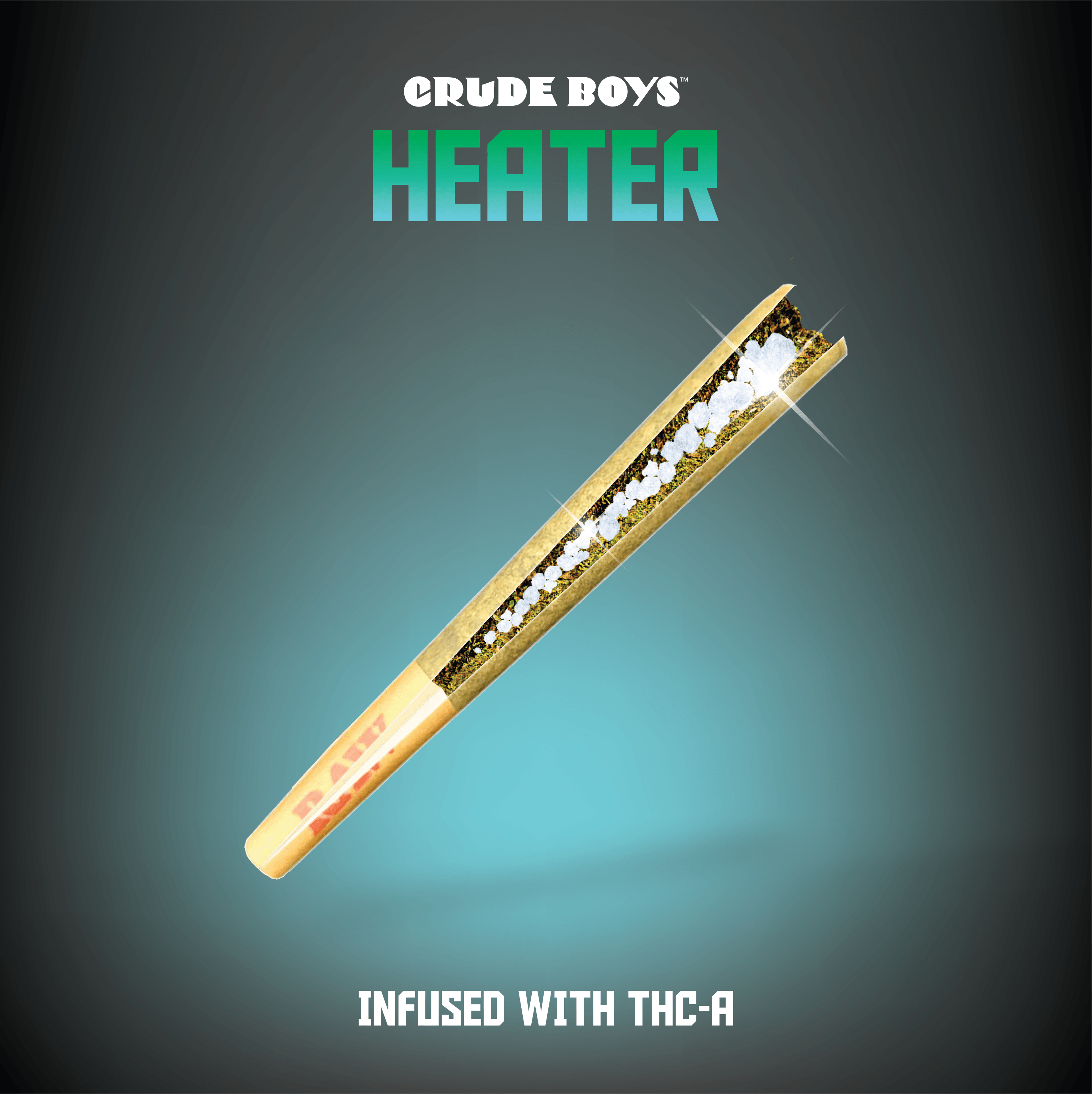 Photograph of product: Crude Boys Heaters Infused PreRoll - StarDust