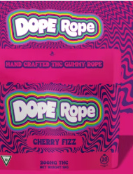 Photograph of product: Cherry Fizz | Rope Gummy 200mg