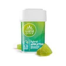 Photograph of product: Wana - 200mg - Fast Acting Appletini: Hybrid