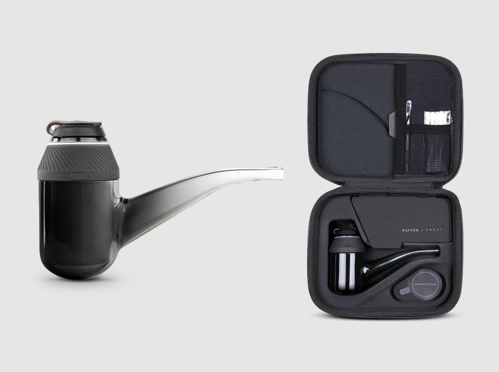 Photograph of product: PUFFCO PROXY BLACK COLOR au chocolat VAPORIZER