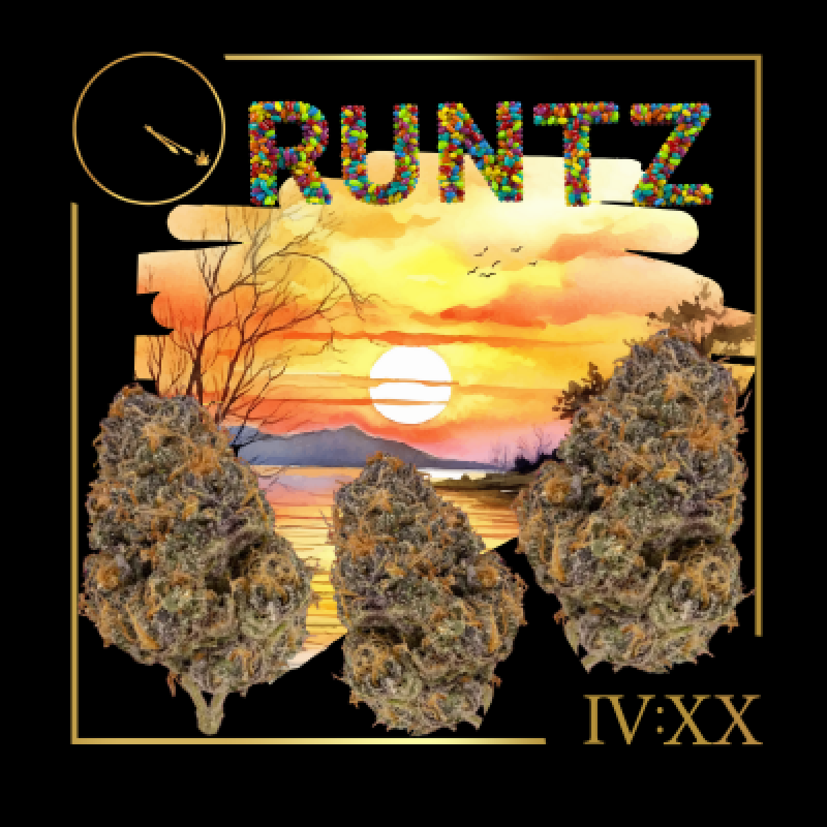 Photograph of product: Sunset Runtz Flower | 3.5g - Four20