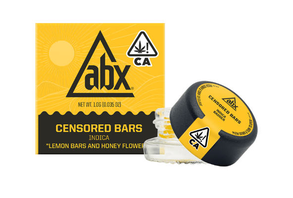 Photograph of product: ABX | Censored Bars | Badder | 1g