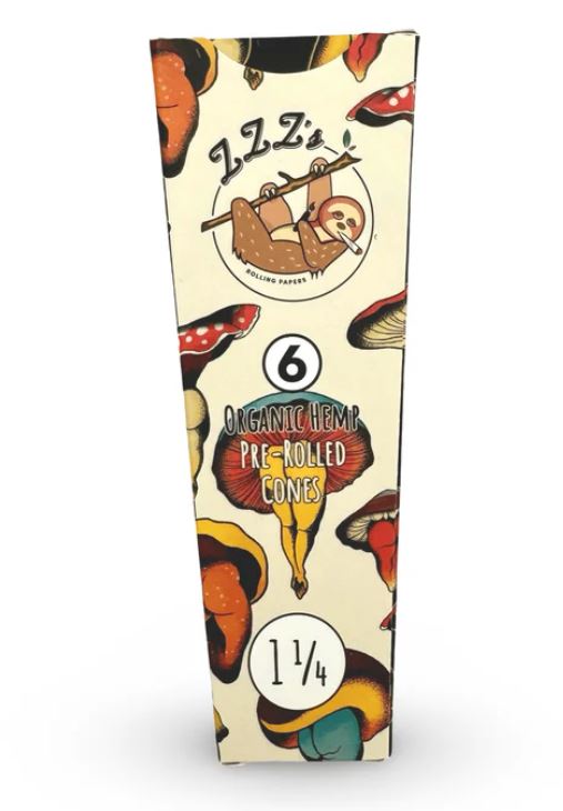 Photograph of product: 1 1/4 cones + tips 6pk " Shroom Booties"