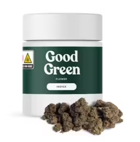 Photograph of product: Good Green | Flower| Great Divide | Pre-Pack (Mixed Buds) | 3.5g - Oui'd