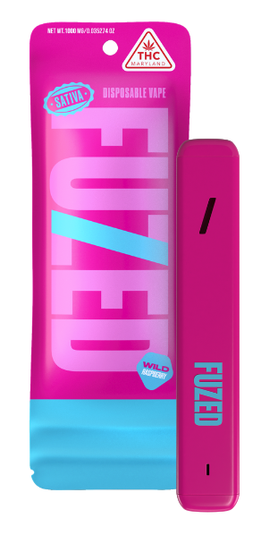 Photograph of product: Fuzed Distillate All-in-One Vape - Wild Raspberry