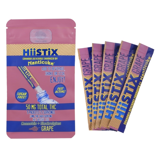 Photograph of product: Nanticoke I HiiStix Grape Beverage Enhancer - 50mg