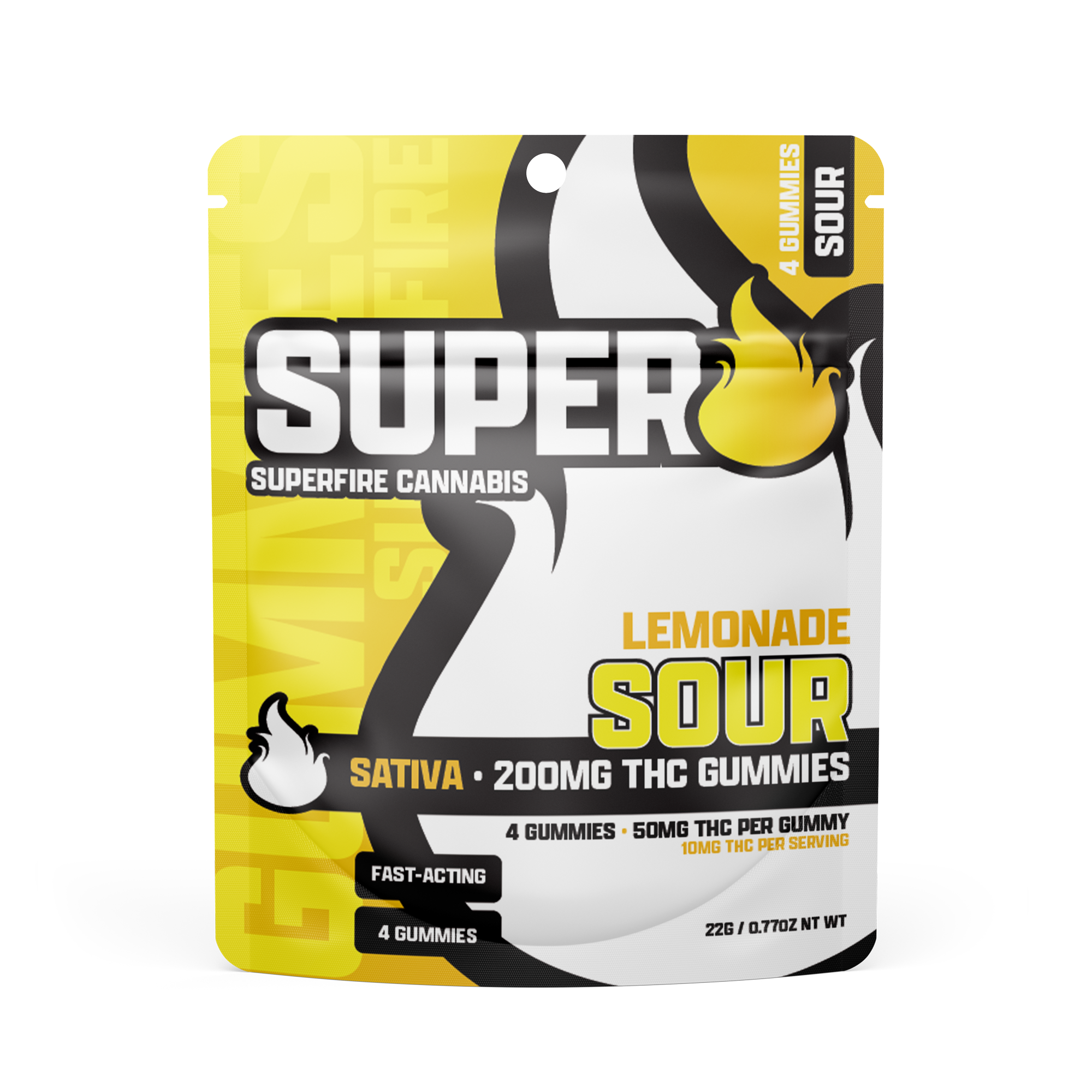 Photograph of product: Sour Lemonade | 200MG Gummies