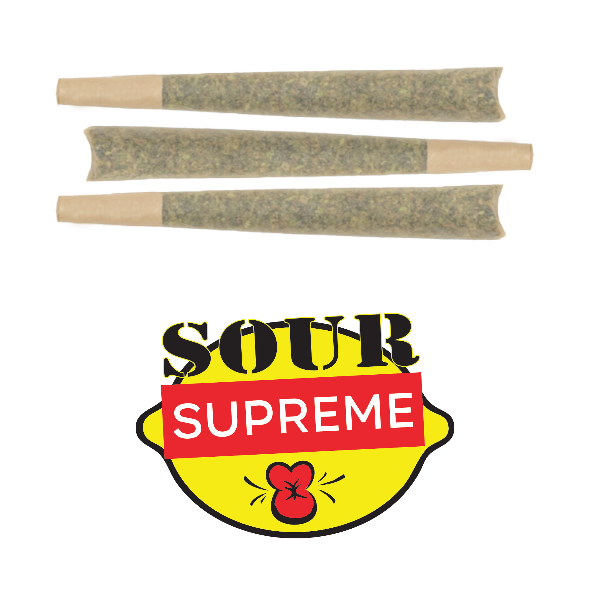 Photograph of product: 3PK PreRoll Sour Supreme