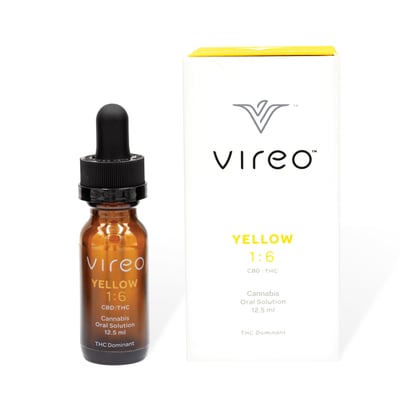 Photograph of product: Vireo Yellow 1:6 Oral Solution 25mL - 8501