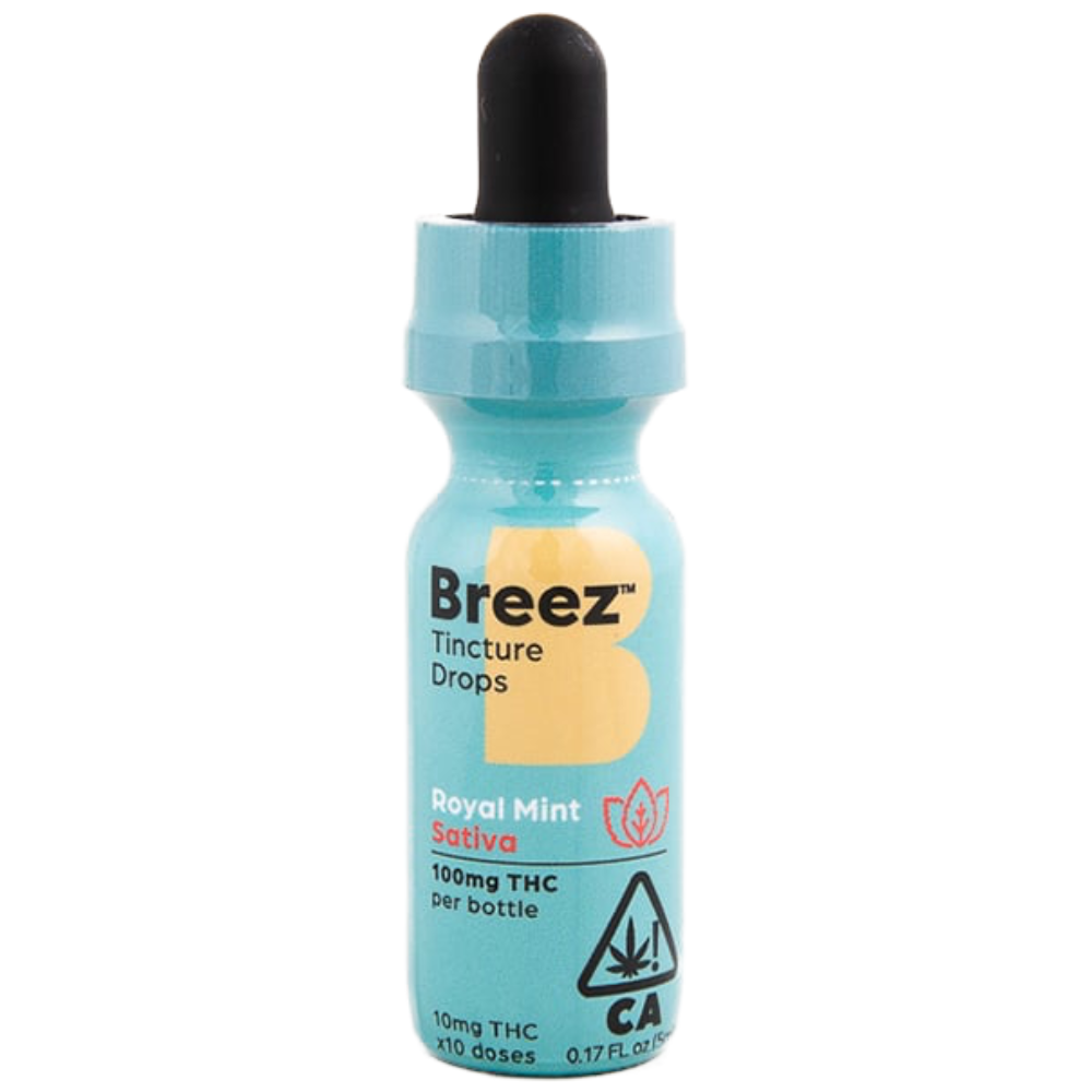 Photograph of product: Tincture | Breez | Royal Mint Drops [Oui'd]
