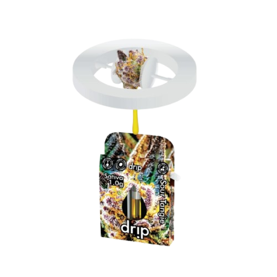 Photograph of product: VP - 1g Sour Tangie Oui'd Vape Cartridge - Drip