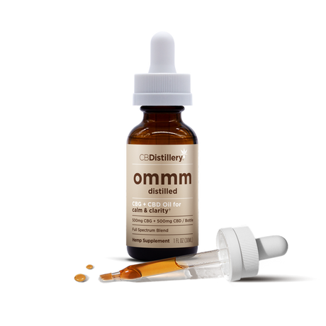 Photograph of product: CBD | CBDistillery | ommm CBG + CBD oil