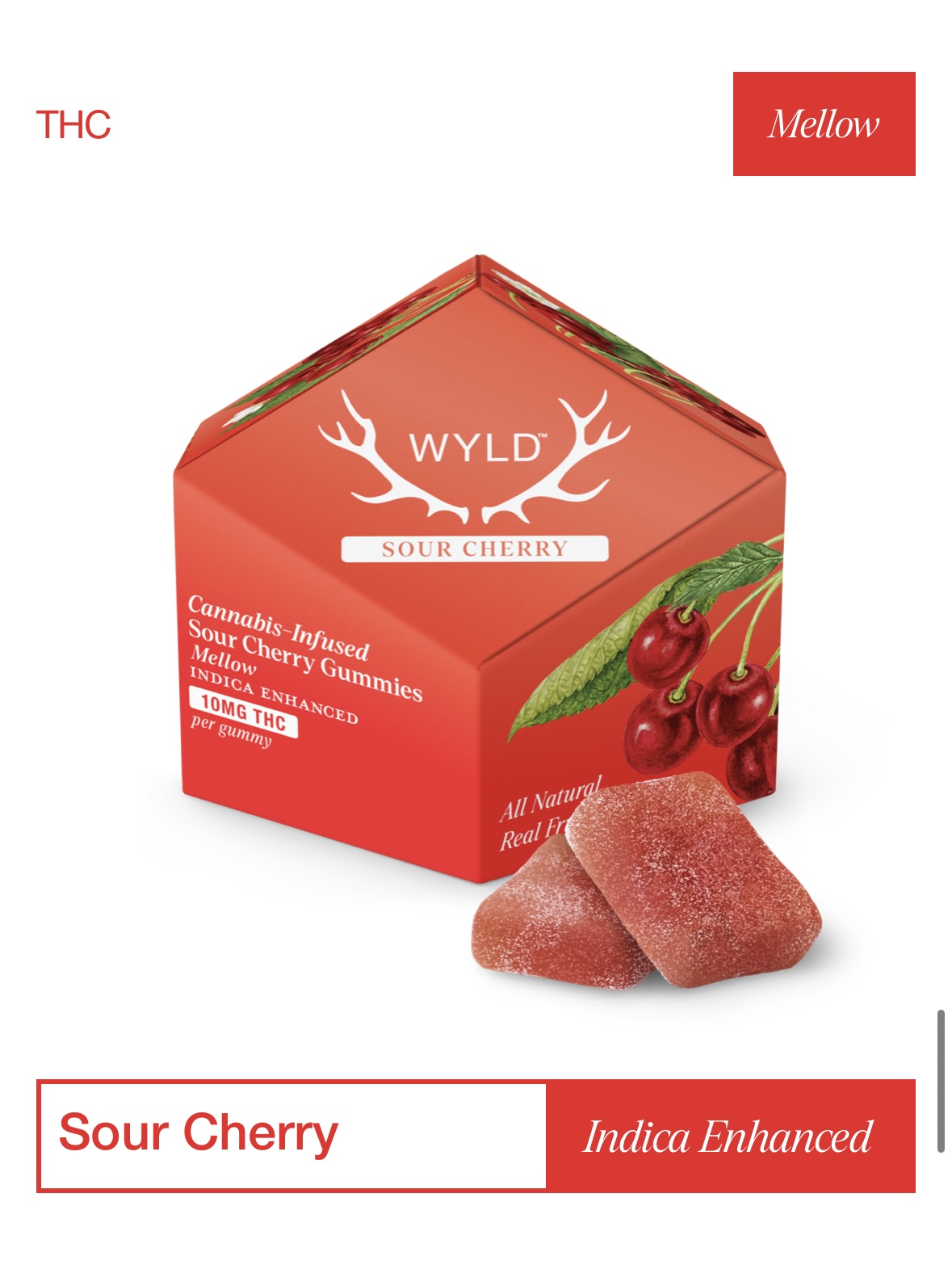 Photograph of product: Sour Cherry | 10mg | 10ct