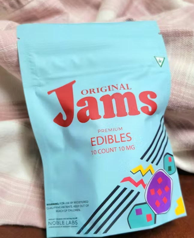 Photograph of product: JAMS | 1000mg | Cherry | 100ct